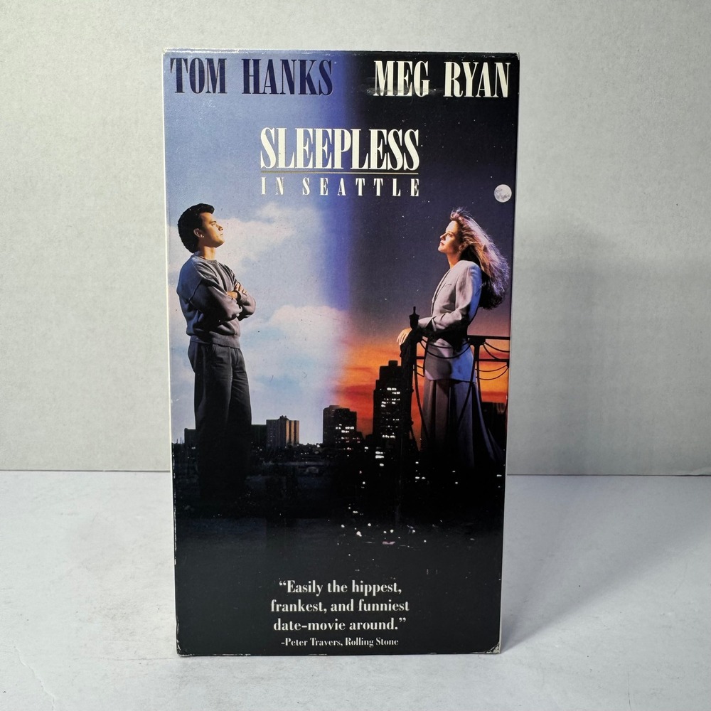 Sleepless in‎ Seattle VHS 1993 Tom Hanks Meg Ryan Columbia Tristar PG Vintage